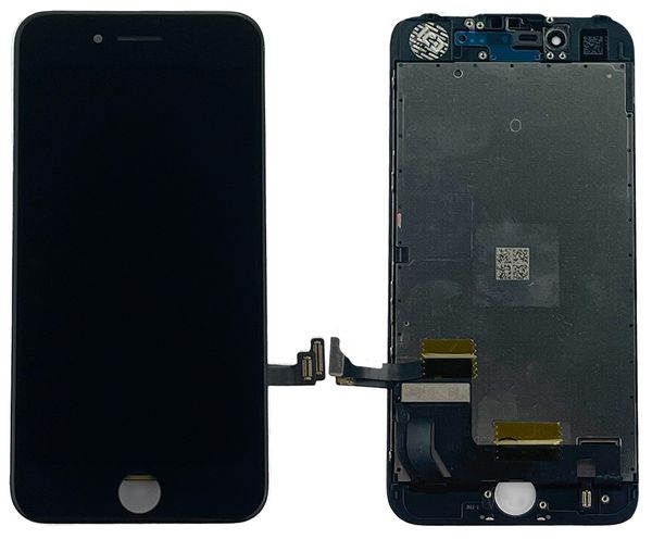 Компанія iCracked. Дисплей (екран) Apple iPhone 7 оригінал (PRC) з тачскріном та рамкою REF, чорний НФ-00001718 фото