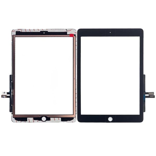 Компанія iCracked. Тачскрін (сенсор) iPad Air 1/iPad 5 PRC з кнопкою, (A1474, A1475, A1476) (A1822, A1823) Black НФ-00000327 фото