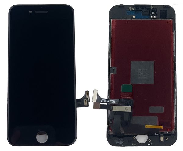 Компанія iCracked. Дисплей (екран) Apple iPhone 7 з тачскріном та рамкою, AAA, чорний НФ-00000502 фото
