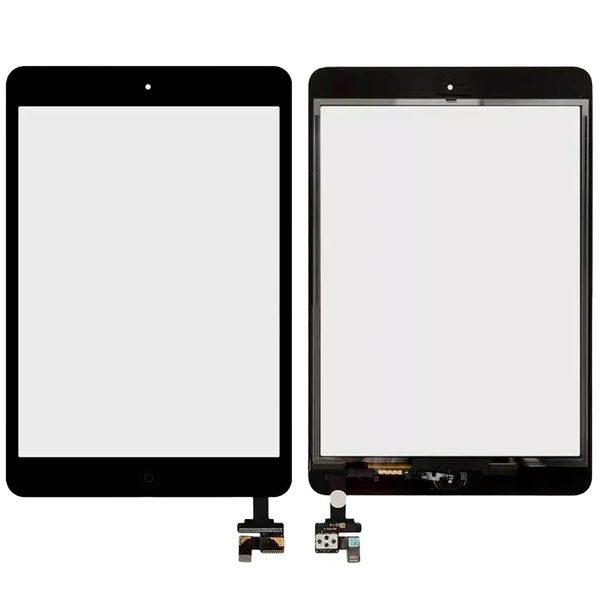 Компанія iCracked. Тачскрін (сенсор) iPad Mini 1/2 AAA з кнопкою, (A1489, A1490, A1491) (A1432, A1454, A1455) Black НФ-00000278 фото