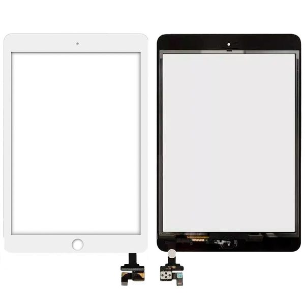 Компанія iCracked. Тачскрін (сенсор) iPad Mini 1/2 AAA з кнопкою, (A1489, A1490, A1491) (A1432, A1454, A1455) White НФ-00000279 фото