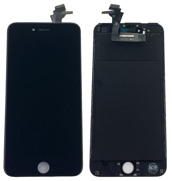 Компанія iCracked. Дисплей (екран) Apple iPhone 5S оригінал з тачскріном та рамкою REF, чорний НФ-00000002 фото