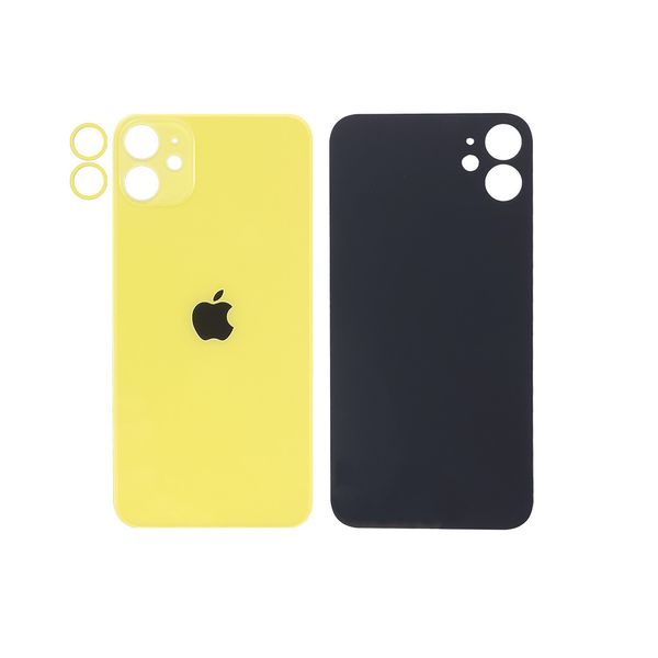 Компанія iCracked. Задня кришка корпусу iPhone 11 Yellow, звичайний виріз та кільце камери НФ-00001498 фото