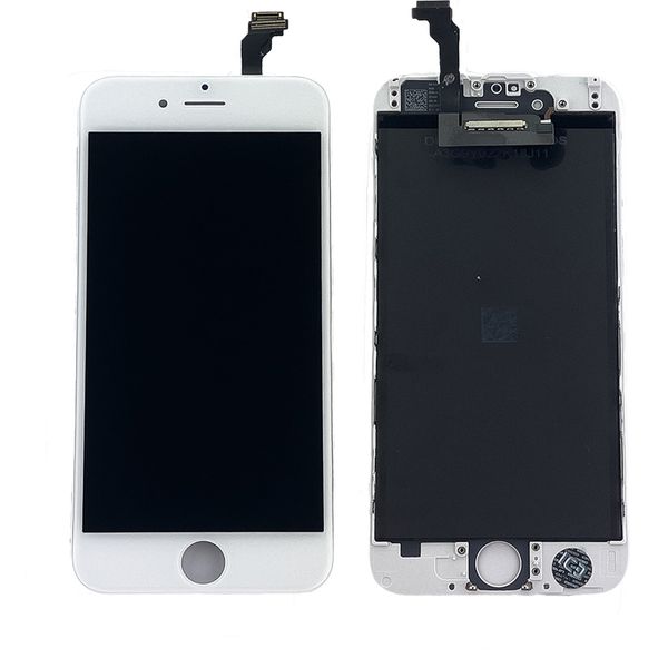 Компанія iCracked. Дисплей (екран) Apple iPhone 6 з тачскріном та рамкою, AAA, білий НФ-00000498 фото