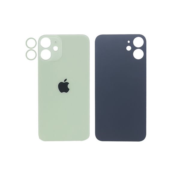 Компанія iCracked. Задняя крышка корпуса iPhone 12 Mini Green, обычный вырез и кольцо камеры НФ-00001595 фото