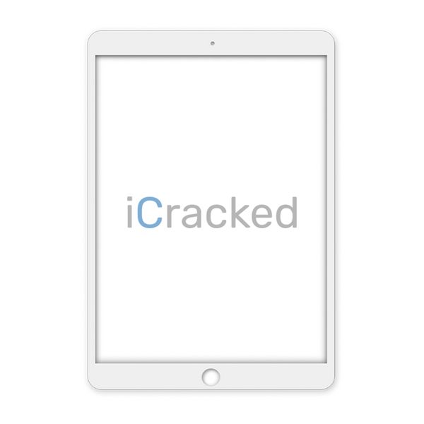 Компанія iCracked. Стекло дисплея Apple iPad 9,7 без пленки OCA, белое НФ-00001348 фото