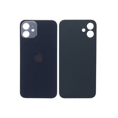 Компанія iCracked. Задняя крышка корпуса Apple iPhone 12 Mini Midnight, большой вырез под камеру НФ-00000570 фото