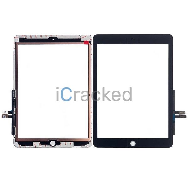 Компанія iCracked. Тачскрин (сенсор) iPad Air 1/iPad 5 PRC с кнопкой, (A1474, A1475, A1476) (A1822, A1823) Black НФ-00000327 фото