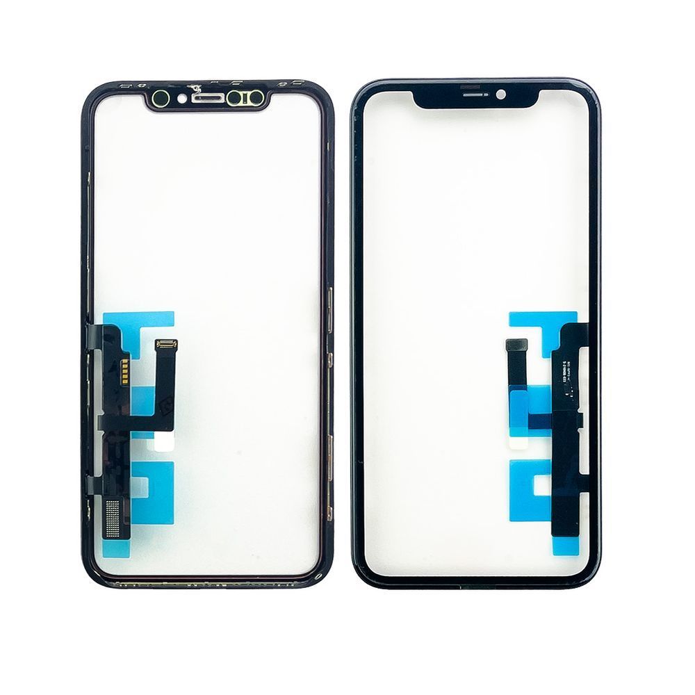 Компанія iCracked. Тачскрін (сенсор) iPhone 11 з рамкою без мікросхеми, XF без OCA плівки НФ-00000429 фото