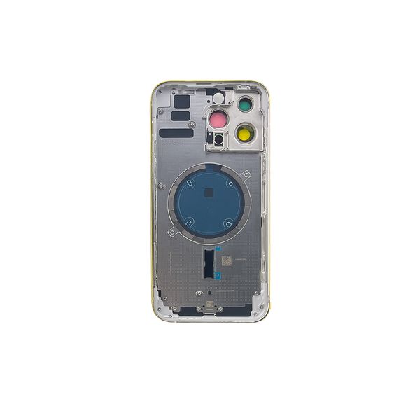 Компанія iCracked. Корпус iPhone 14 Pro Max в сборе Starlight с держателем SIM, кнопками, магнитами и сеткой EU НФ-00001567 фото