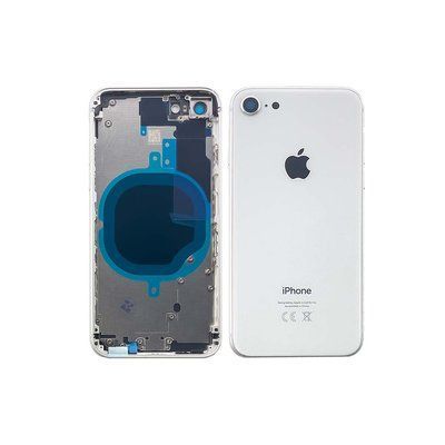 Компанія iCracked. Корпус iPhone 8 в сборе White с держателем SIM, кнопками и сеткой НФ-00000825 фото
