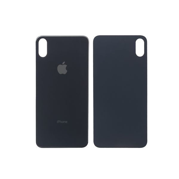Компанія iCracked. Задня кришка корпуса Apple iPhone XS Max Black, великий виріз під камеру НФ-00000586 фото