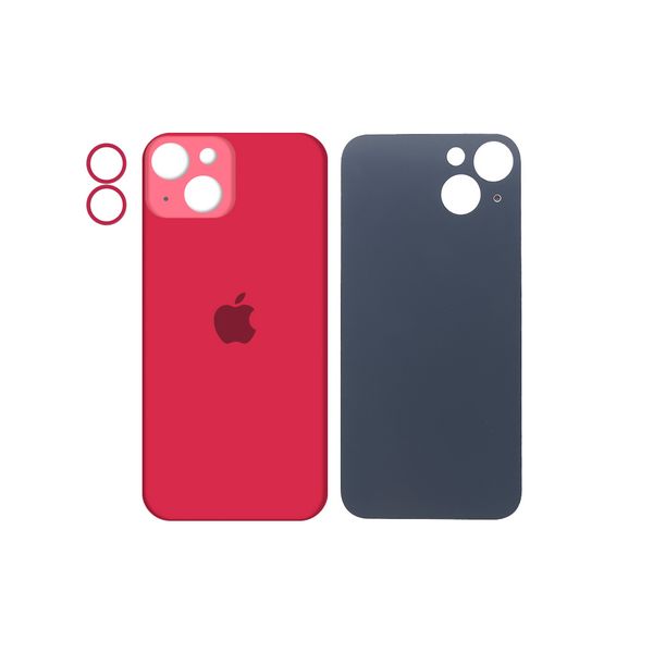 Компанія iCracked. Задня кришка корпусу iPhone 13 Red, звичайний виріз та кільце камери НФ-00001549 фото