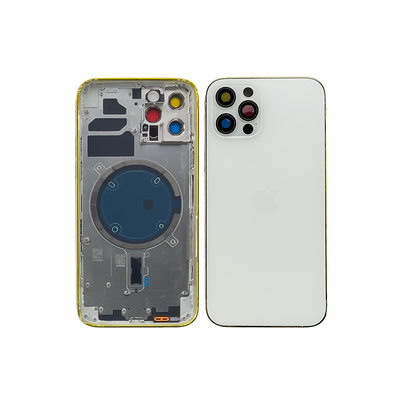 Компанія iCracked. Корпус iPhone 12 Pro Max в зборі White з тримачем SIM, кнопками, магнітами та сіткою US НФ-00001424 фото