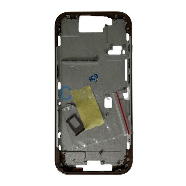 Компанія iCracked. Рамка корпуса iPhone 16 Pro в комплекте Desert (GOLD) Titanium с кнопками, магнитами и сеткой EU + кнопка Camera Control НФ-00003679 фото
