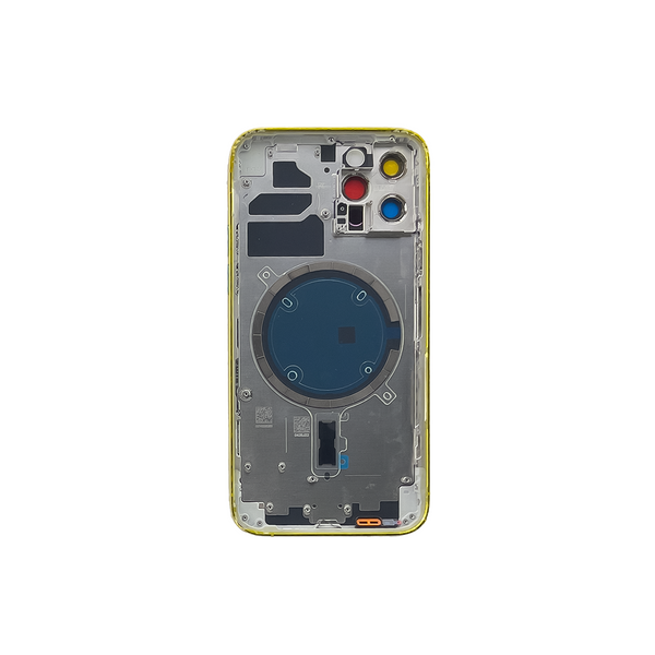 Компанія iCracked. Корпус iPhone 12 Pro Max в зборі White з тримачем SIM, кнопками, магнітами та сіткою US НФ-00001424 фото