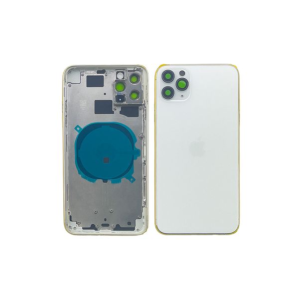 Компанія iCracked. Корпус iPhone 11 Pro Max в сборе White с держателем SIM, кнопками и сеткой НФ-00000631 фото