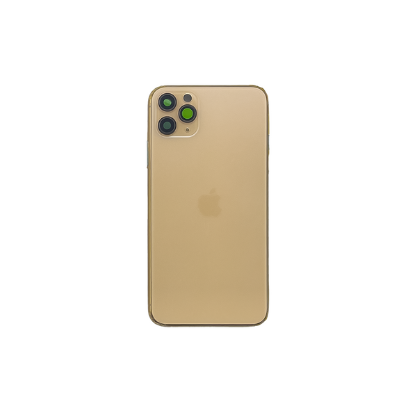 Компанія iCracked. Корпус iPhone 11 Pro Max в зборі Gold з тримачем SIM, кнопками та сіткою НФ-00000632 фото