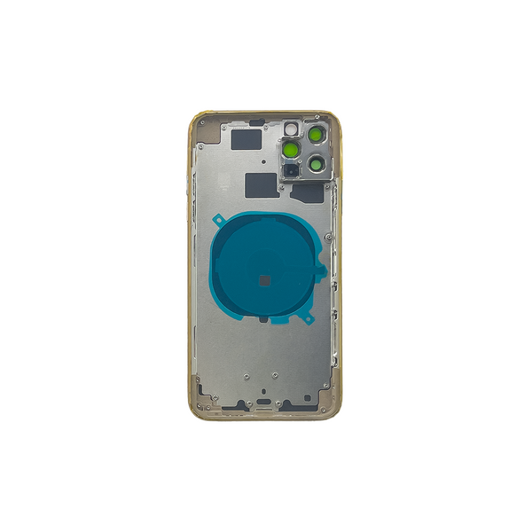 Компанія iCracked. Корпус iPhone 11 Pro Max в сборе Gold с держателем SIM, кнопками и сеткой НФ-00000632 фото