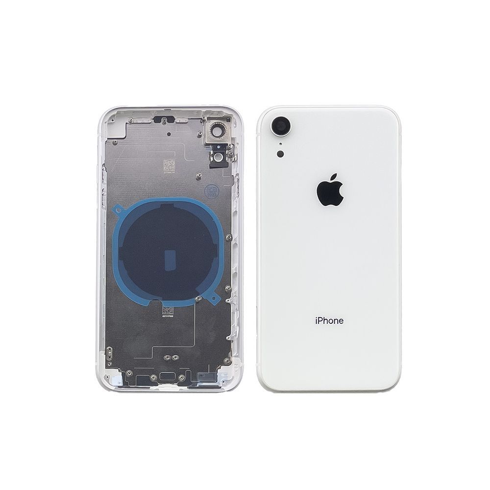 Компанія iCracked. Корпус iPhone XR в зборі White з тримачем SIM, кнопками та сіткою НФ-00000815 фото