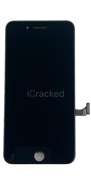 Компанія iCracked. Дисплей (екран) Apple iPhone 7 Plus оригінал з тачскріном та рамкою, чорний НФ-00001784 фото