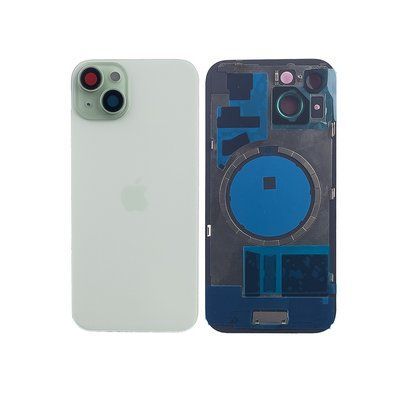 Компанія iCracked. Задняя крышка корпуса iPhone 15 Green, в сборе со стеклом камеры НФ-00001917 фото