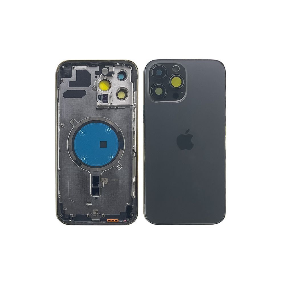 Компанія iCracked. Корпус iPhone 13 Pro Max в зборі Graphite з тримачем SIM, кнопками, магнітами та сіткою US НФ-00001440 фото