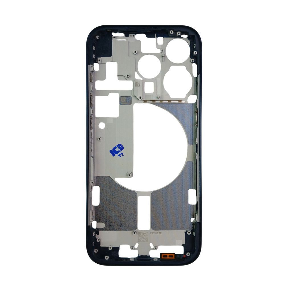 Компанія iCracked. Рамка корпуса iPhone 15 Pro Blue в зборі з кнопками та сіткою EU НФ-00002171 фото