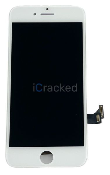 Компанія iCracked. Дисплей (экран) Apple iPhone 8 с тачскрином и рамкой, AAA, белый НФ-00000047 фото