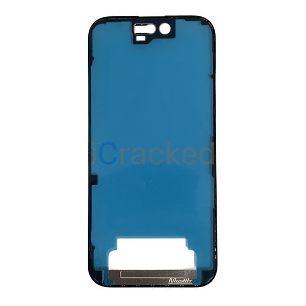 Компанія iCracked. Рамка кріплення дисплея iPhone 16, чорна НФ-00002943 фото