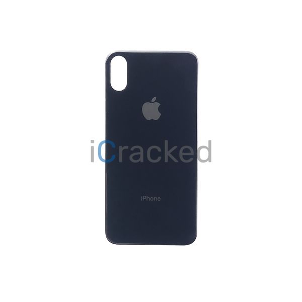 Компанія iCracked. Задняя крышка корпуса Apple iPhone X Black, большой вырез под камеру НФ-00000591 фото