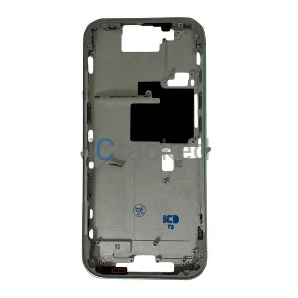 Компанія iCracked. Рамка корпуса iPhone 16 Pro White Titanium в зборі з кнопками, магнітами та сіткою US + кнопка Camera Control НФ-00003684 фото