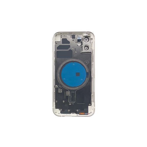 Компанія iCracked. Корпус iPhone 12 в зборі White з тримачем SIM, кнопками, магнітами та сіткою EU НФ-00001078 фото