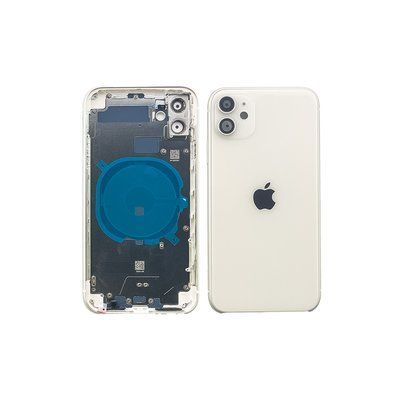 Компанія iCracked. Корпус iPhone 11 в сборе White с держателем SIM, кнопками и сеткой НФ-00001120 фото