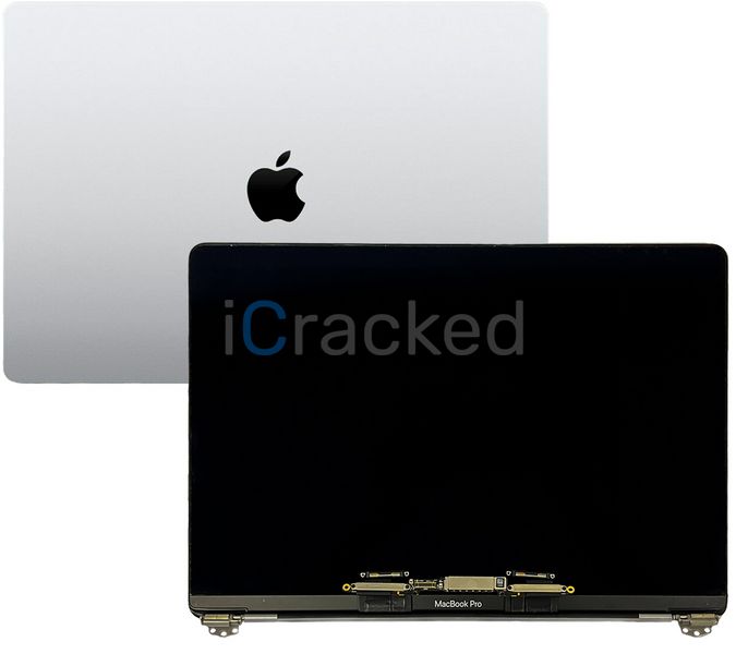 Компанія iCracked. Дисплей MacBook Pro 13 (2016-2017) A1706, A1708, в зборі з рамкою та кришкою, Silver НФ-00000159 фото