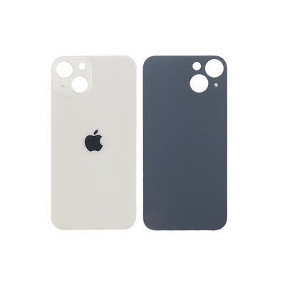 Компанія iCracked. Задняя крышка корпуса Apple iPhone 13 Mini Starlight, большой вырез под камеру НФ-00001603 фото