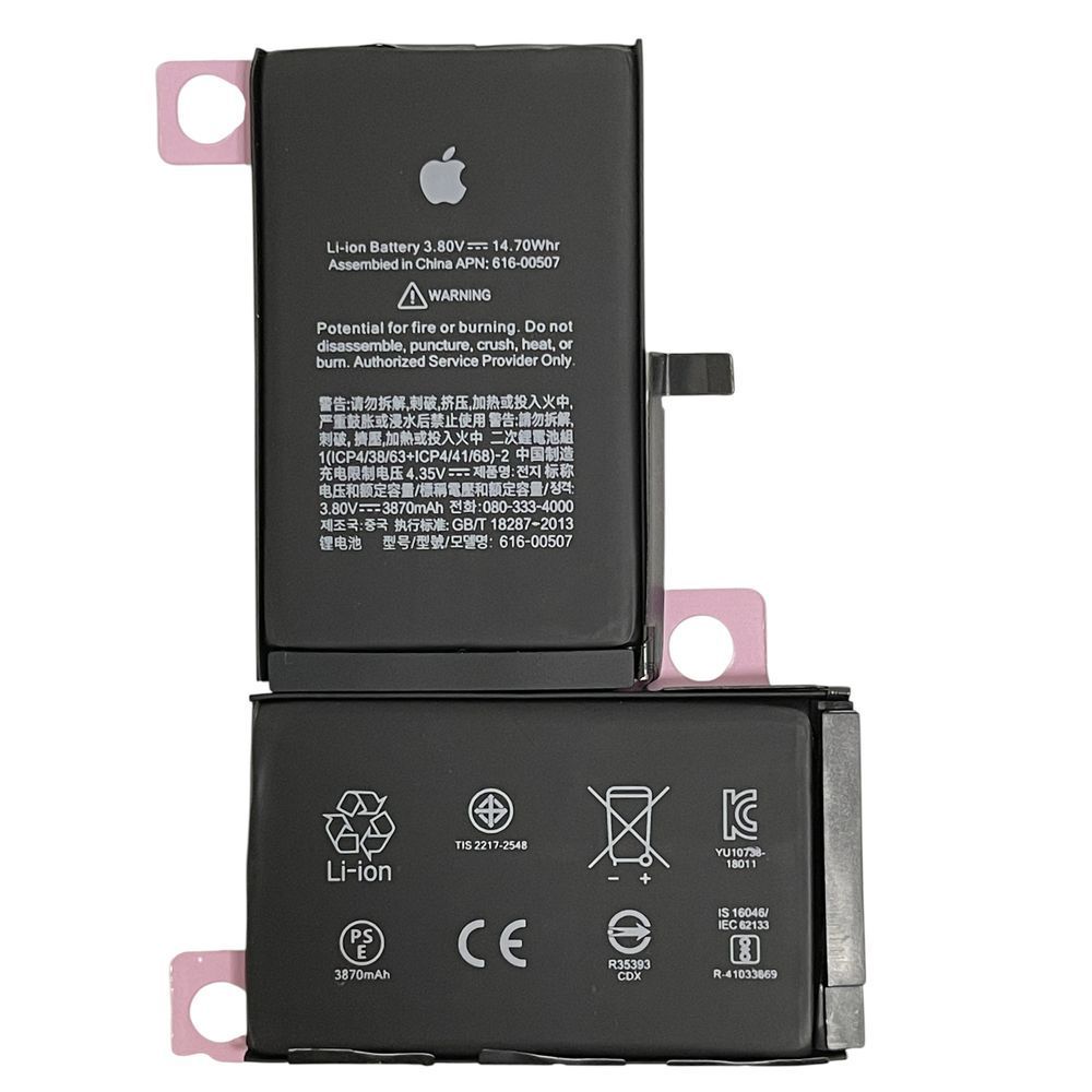 Компанія iCracked. Усиленный аккумулятор (батарея) для iPhone XS Max с контроллером, 3174 mAh, с лого НФ-00003066 фото