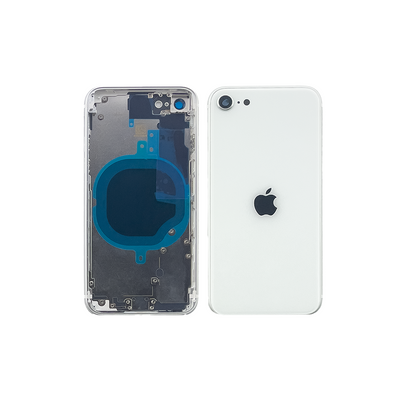 Компанія iCracked. Корпус iPhone SE 2 в сборе White с держателем SIM, кнопками и сеткой НФ-00001162 фото
