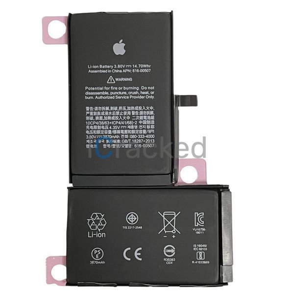 Усиленный аккумулятор (батарея) для iPhone XS Max с контроллером, 3174 mAh, с лого НФ-00003066 фото Компанія iCracked. Усиленный аккумулятор (батарея) для iPhone XS Max с контроллером, 3174 mAh, с лого НФ-00003066 фото