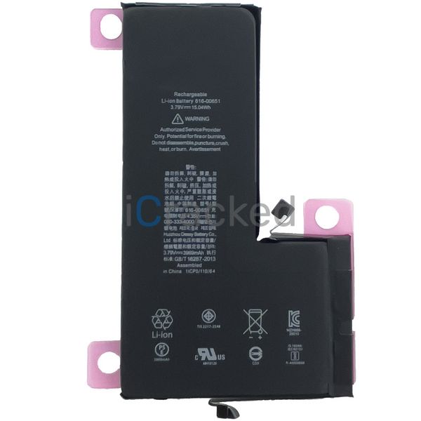 Компанія iCracked. Аккумулятор (батарея) для iPhone 11 Pro Max без контроллера, 3969 mAh. ААА НФ-00000542 фото