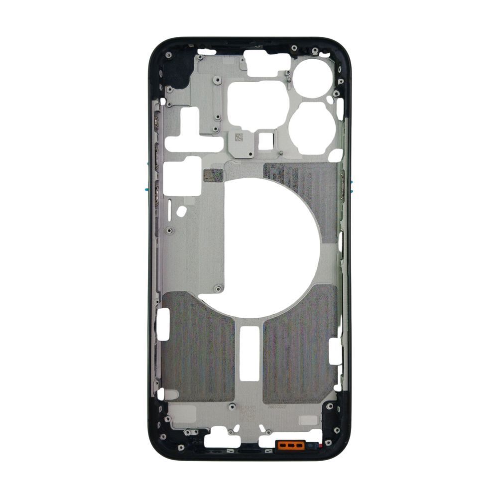 Компанія iCracked. Рамка корпуса iPhone 15 Pro Max Black в зборі з кнопками та сіткою US НФ-00002178 фото
