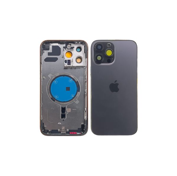 Компанія iCracked. Корпус iPhone 13 Pro Max в зборі Graphite з тримачем SIM, кнопками, магнітами та сіткою EU НФ-00001204 фото