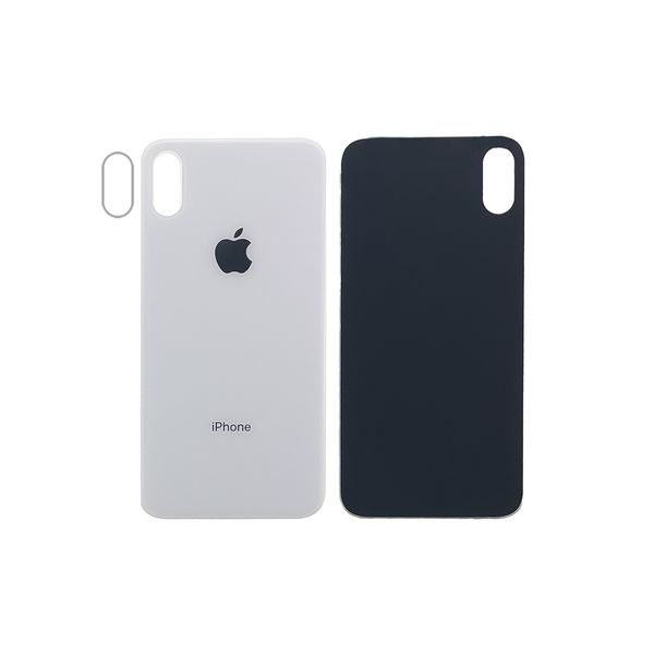 Компанія iCracked. Задняя крышка корпуса iPhone XS Max White, обычный вырез и кольцо камеры НФ-00000584 фото