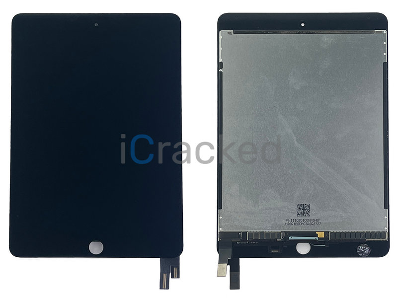 Компанія iCracked. Дисплей (екран) Apple iPad Mini 4 оригінал з тачскрином REF, чорний НФ-00000091 фото