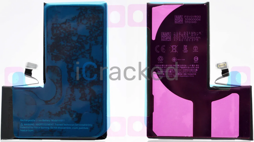 Аккумулятор (батарея) для iPhone 15 Pro с контроллером. Оригинал. Донор НФ-00003157 фото Компанія iCracked. Аккумулятор (батарея) для iPhone 15 Pro с контроллером. Оригинал. Донор НФ-00003157 фото