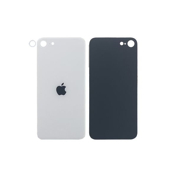 Компанія iCracked. Задняя крышка корпуса iPhone SE 2 White, обычный вырез и кольцо камеры НФ-00000592 фото
