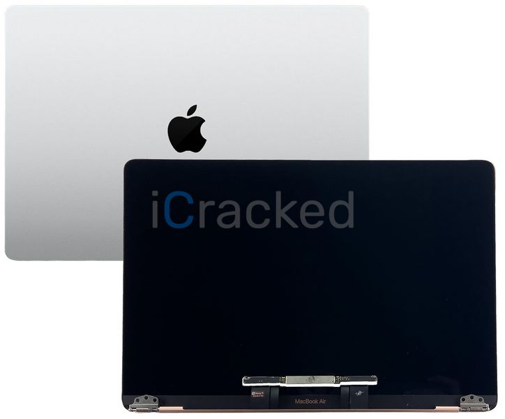 Компанія iCracked. Дисплей MacBook Air 13 (2018) A1932, в сборе с рамкой и крышкой, Silver НФ-00000167 фото