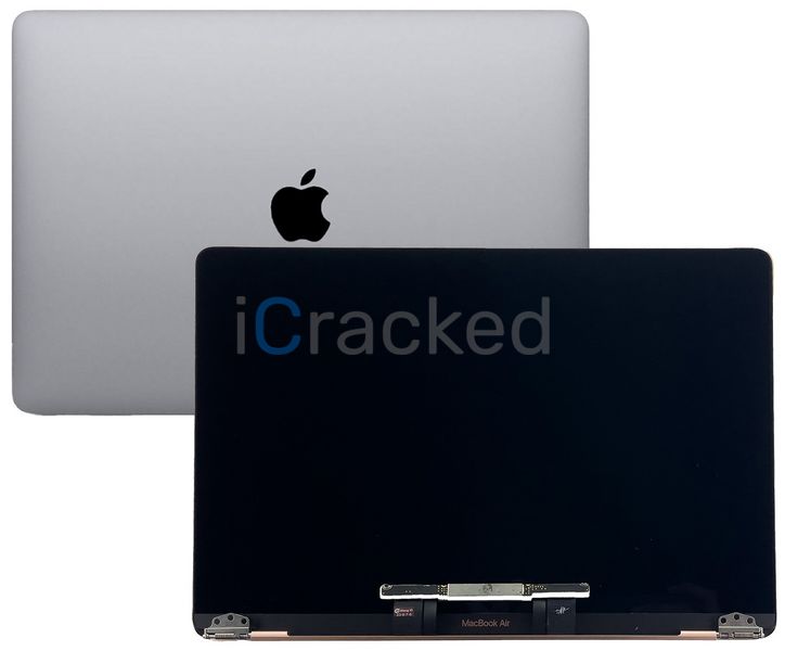 Компанія iCracked. Дисплей MacBook Air 13 (2018) A1932, в зборі з рамкою та кришкою, Grey НФ-00000168 фото