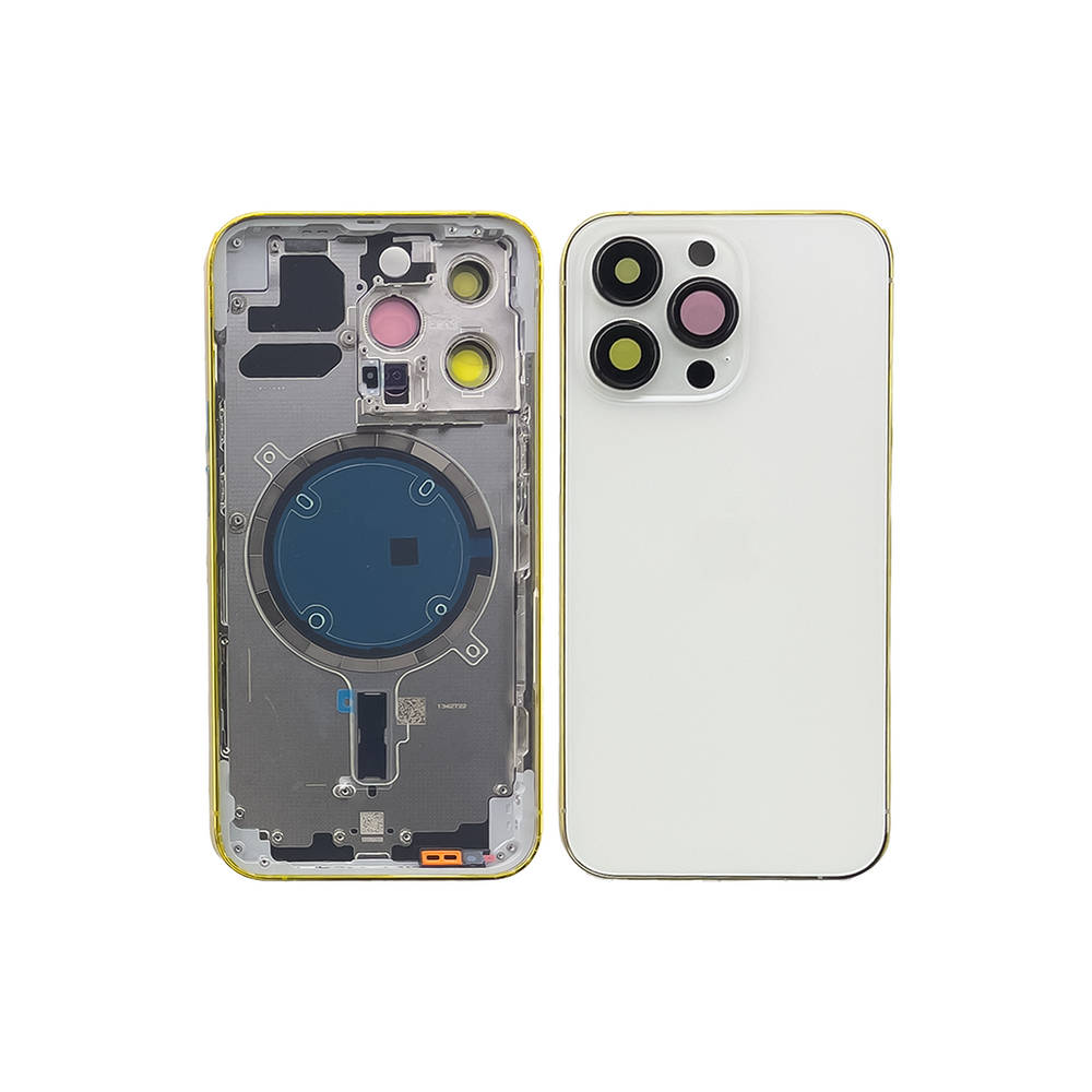 Компанія iCracked. Корпус iPhone 13 Pro в зборі White з тримачем SIM, кнопками, магнітами та сіткою EU НФ-00001243 фото