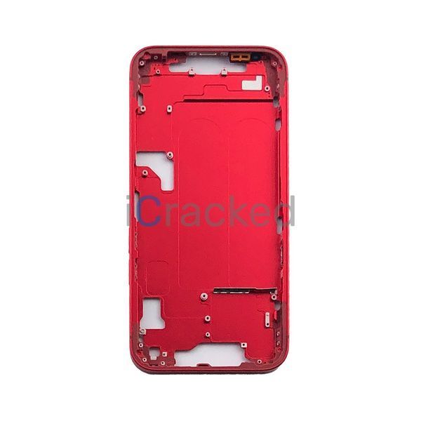 Компанія iCracked. Корпус iPhone 14 Red с держателем SIM, кнопками и сеткой EU НФ-00001958 фото